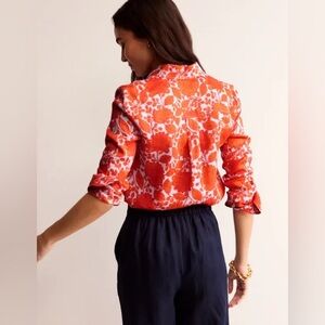 Sienna Linen Shirt size 16-18 in Firecracker